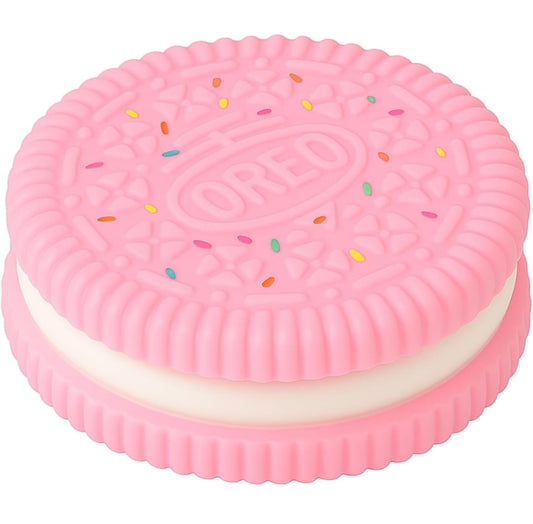 Squishy Galleta Grande 12cm Negro O Rosa Antiestres