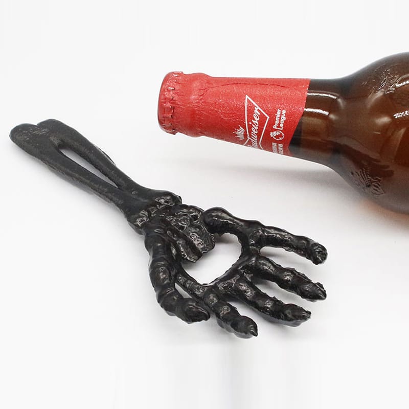 Destapador De Botella Halloween Esqueleto Mano