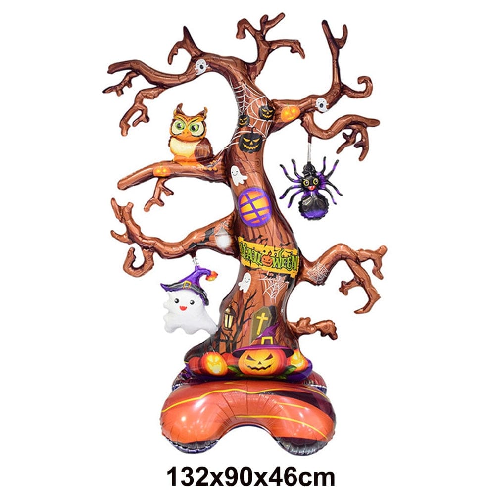 Globo Árbol De Halloween 130cm Decoración 2 Modelos