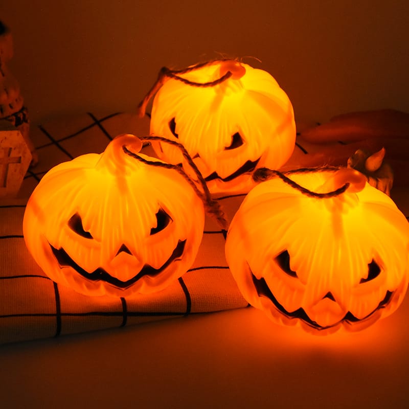 Lampara Colgante Calabaza 6cm Decoracion Halloween