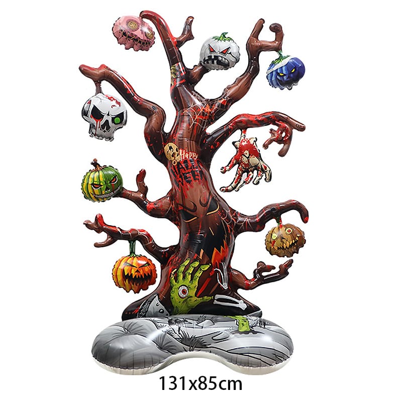 Globo Árbol De Halloween 130cm Decoración 2 Modelos