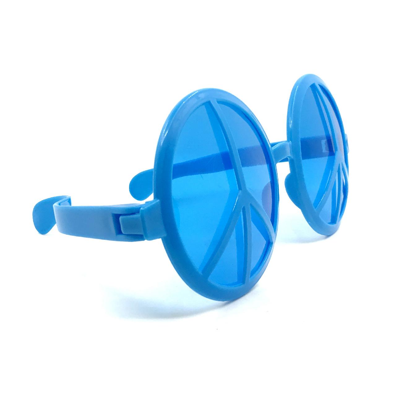Lentes Gigantes Símbolo De La Paz 25cm Pack X6
