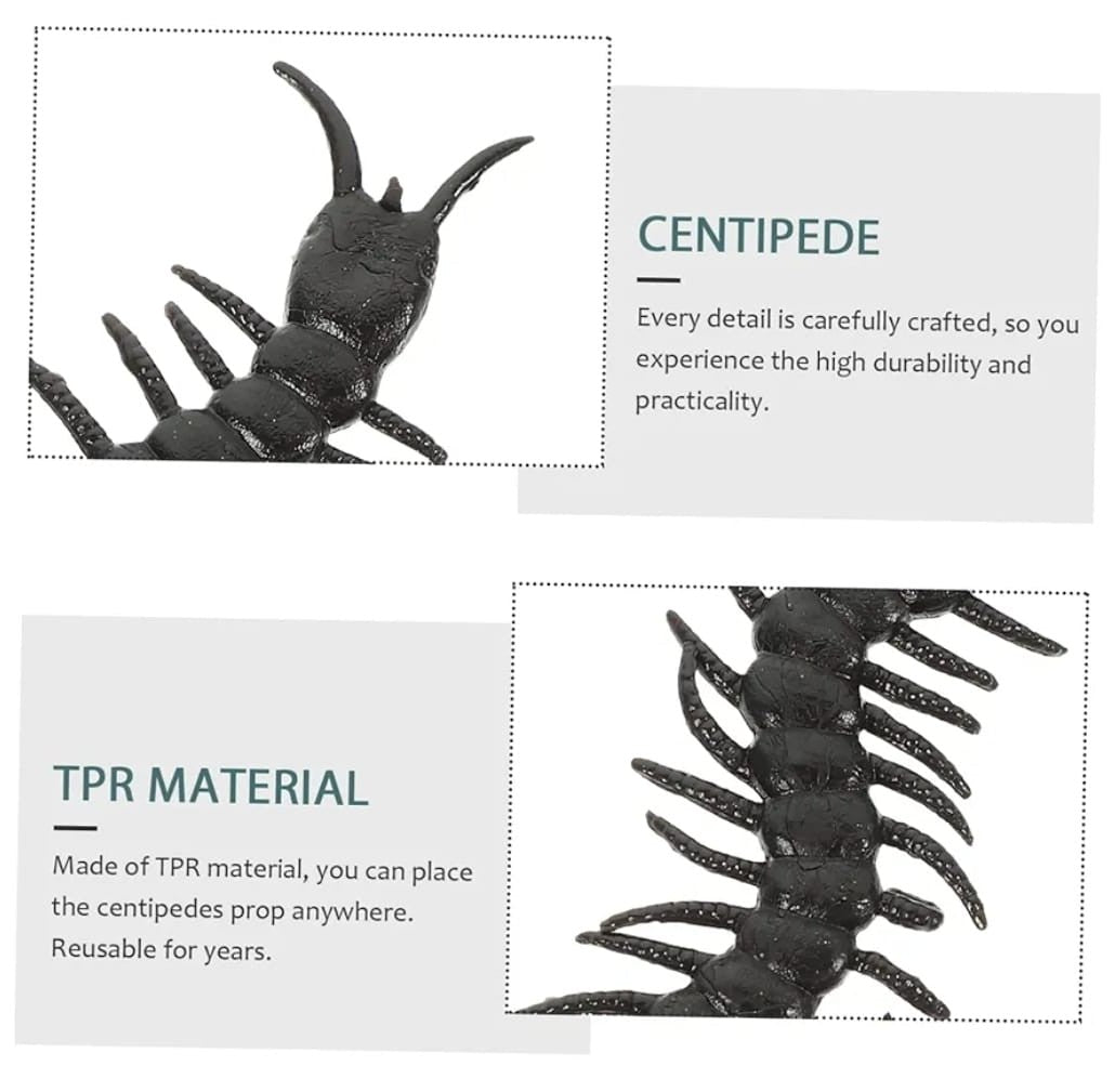 Pack De 6 Cienpiés De 6cm Decoracion Halloween
