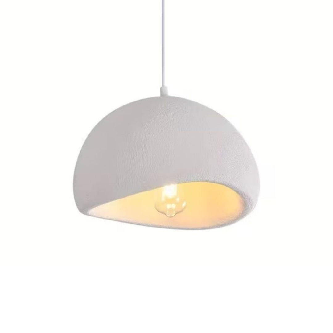 Lámpara Colgante Techo Diseño Moderno Blanco 25cm