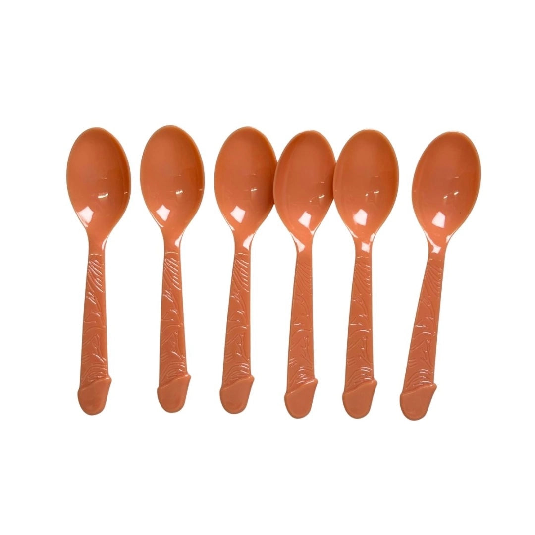 Set X6 Cucharas De Pene Despedida Soltera Cotillón