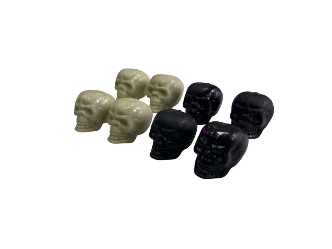 Calaveras Plásticas Decoracion Halloween 2CM SETX8