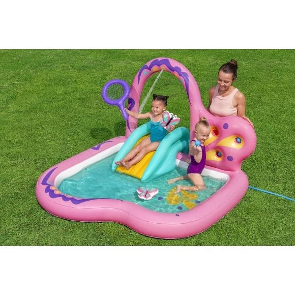 Piscina Inflable Bestway Mariposa 159l Rosa