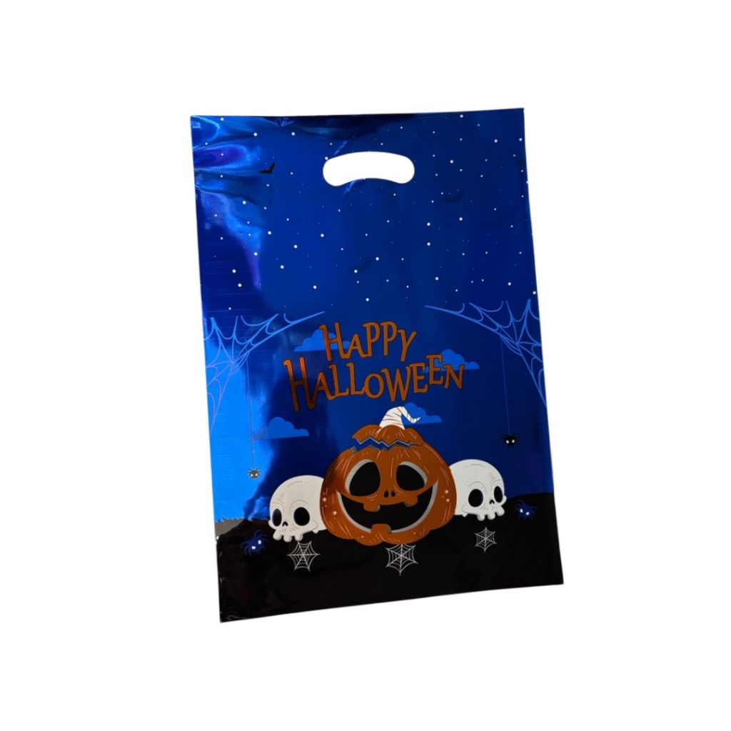Bolsa Metálizada 21x30 Cm Pack X10 Halloween