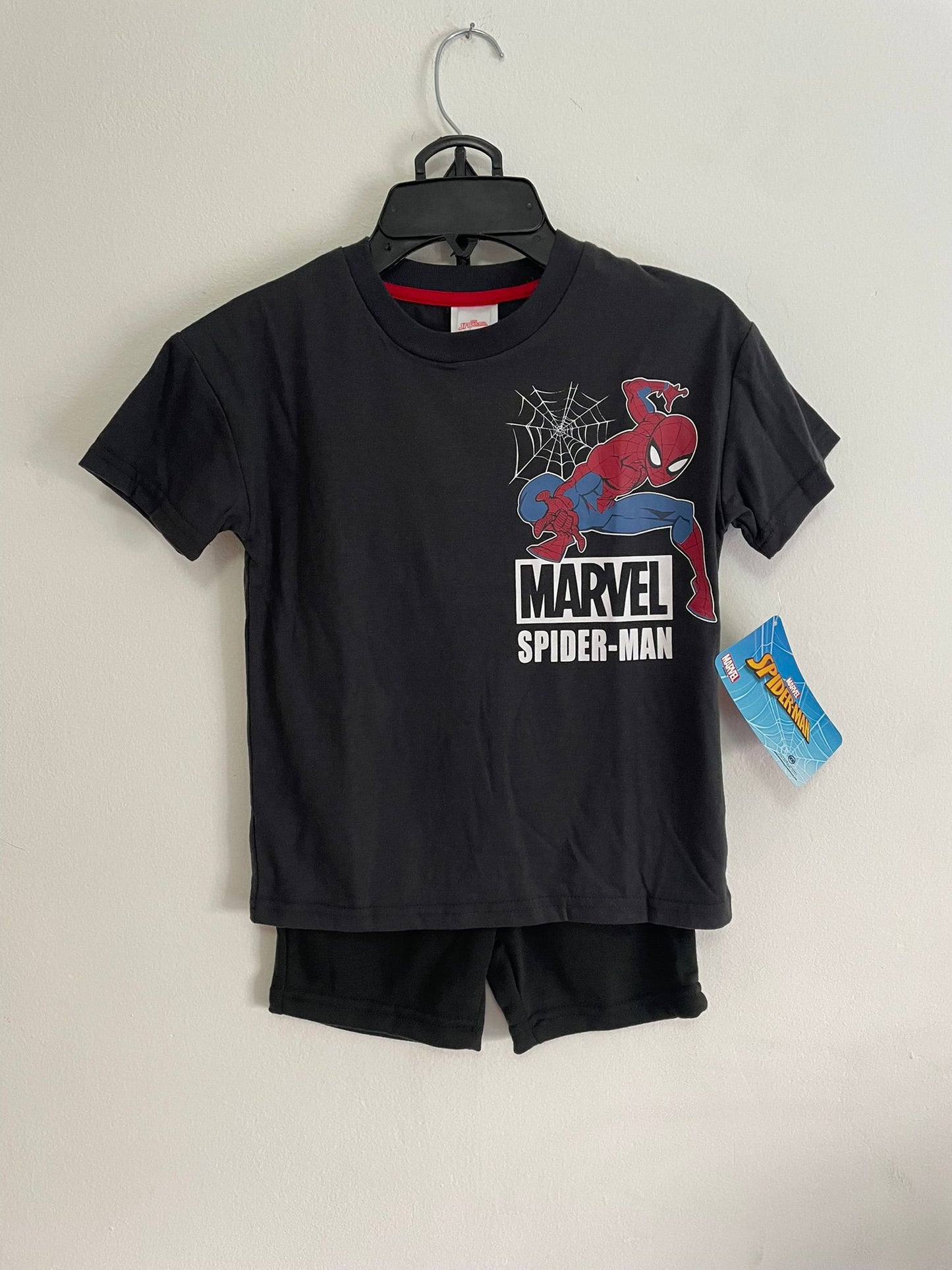Conjunto Remera y Short Spiderman talle 5