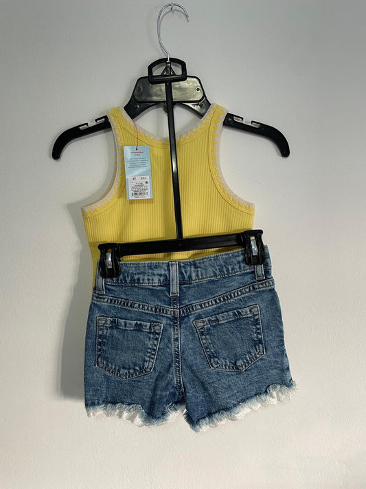 Conjunto Musculosa y Short de jean Cat&Jack talle 5