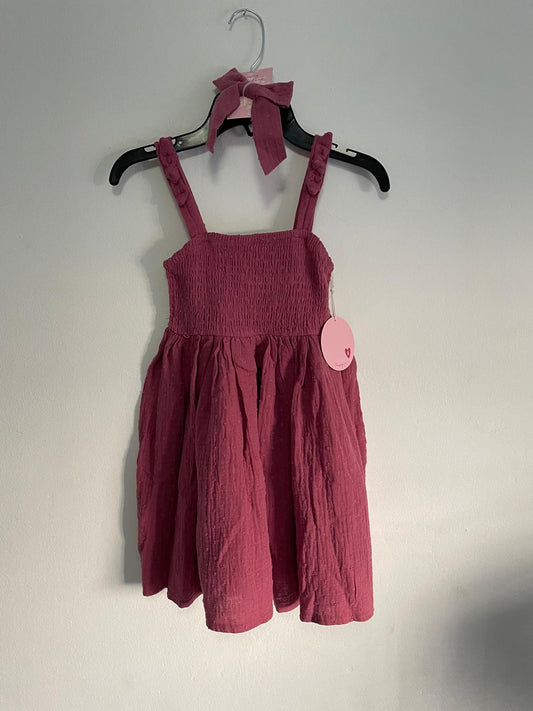 Vestido solera con Broche de pelo talle 6