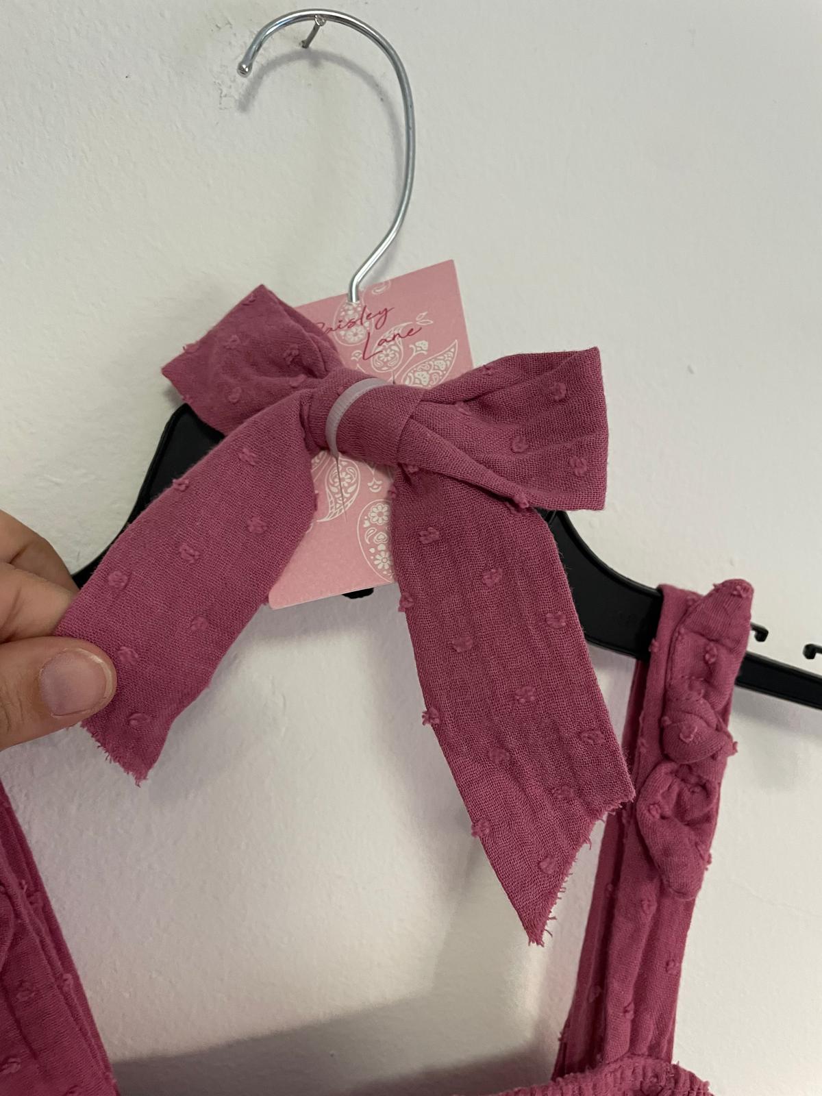 Vestido solera con Broche de pelo talle 6