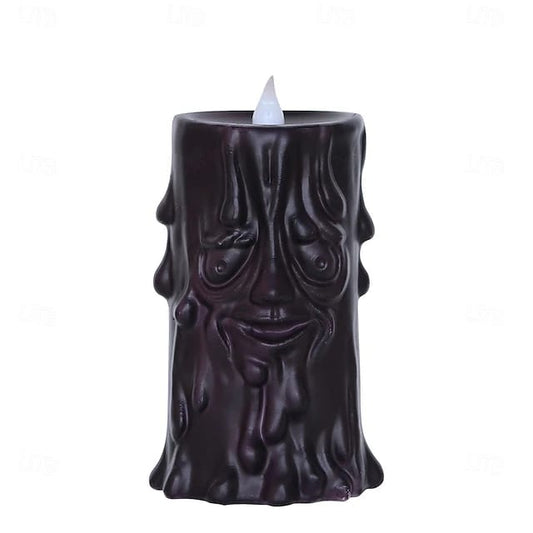Vela Led Decoracion Halloween A Pila 11cm