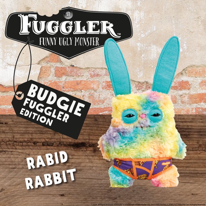 Peluche Conejo Rabioso Budgie Fuggler 23cm