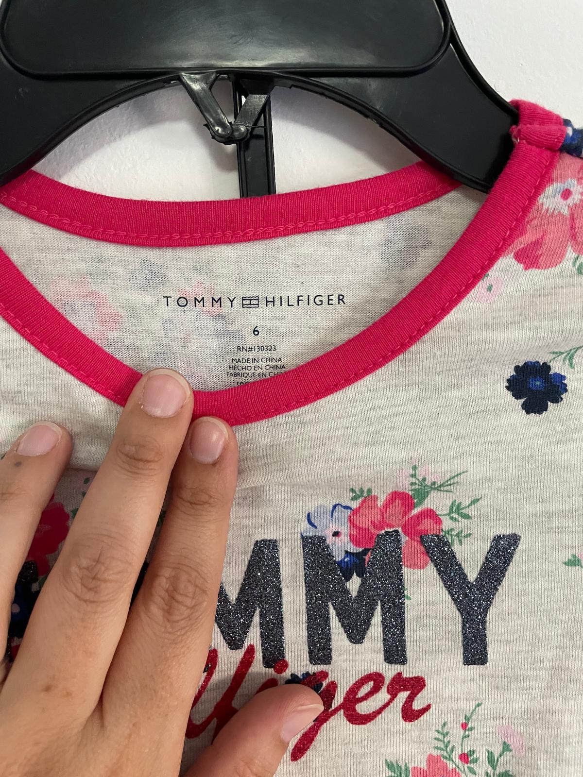 Conjunto Remera Y Calza Tommy Hilfiger Talle 6