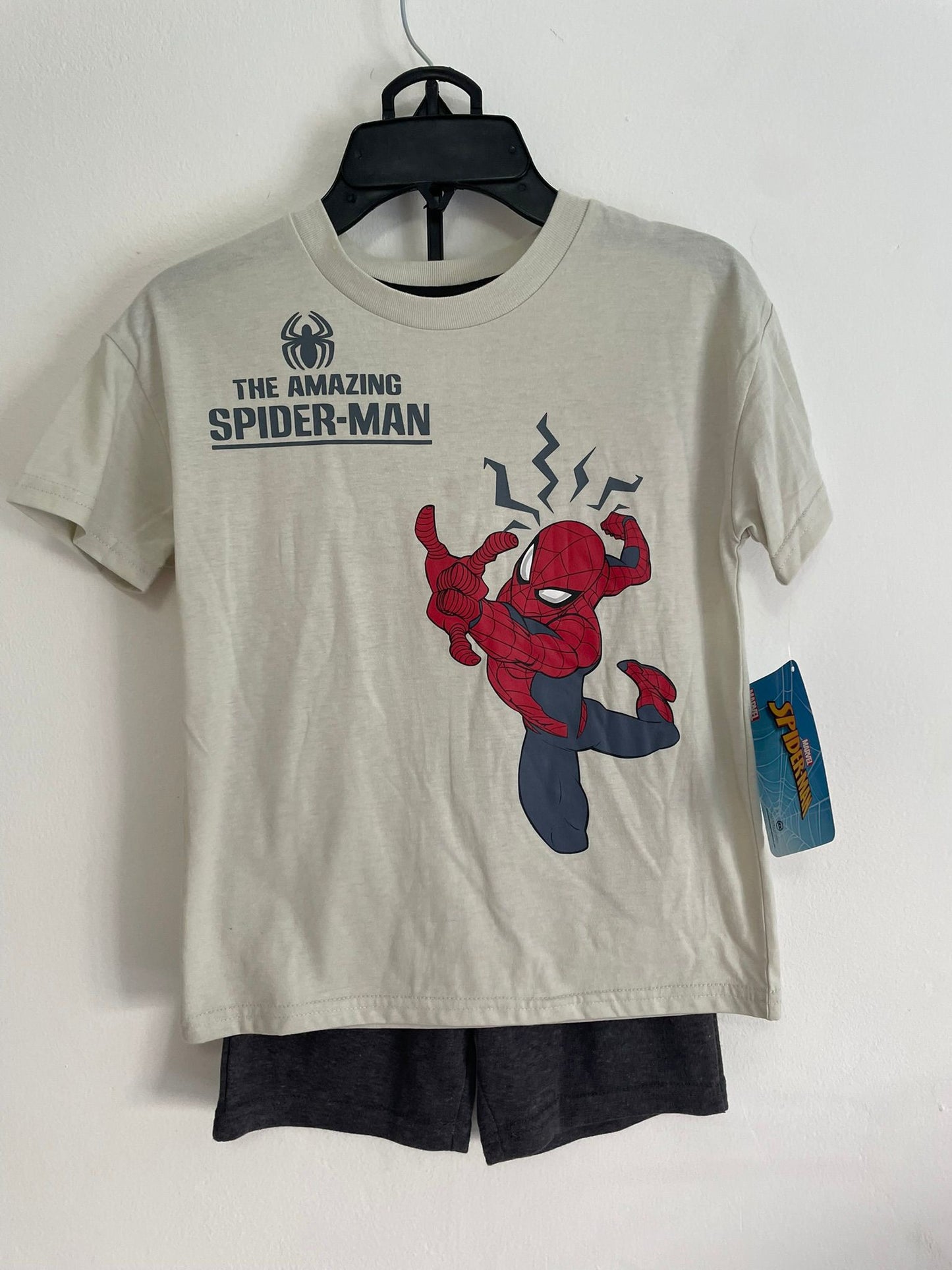 Conjunto Remera y Short Spiderman talle 6