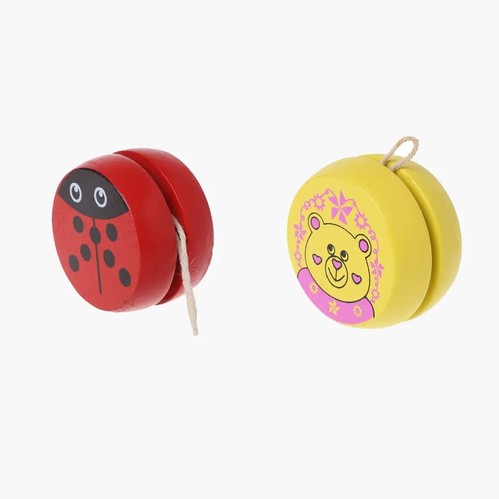 Yoyo En Madera Montessori Pack X6
