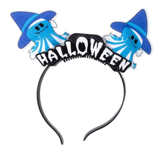 Tiara Vincha Halloween Fantasma Con Luz