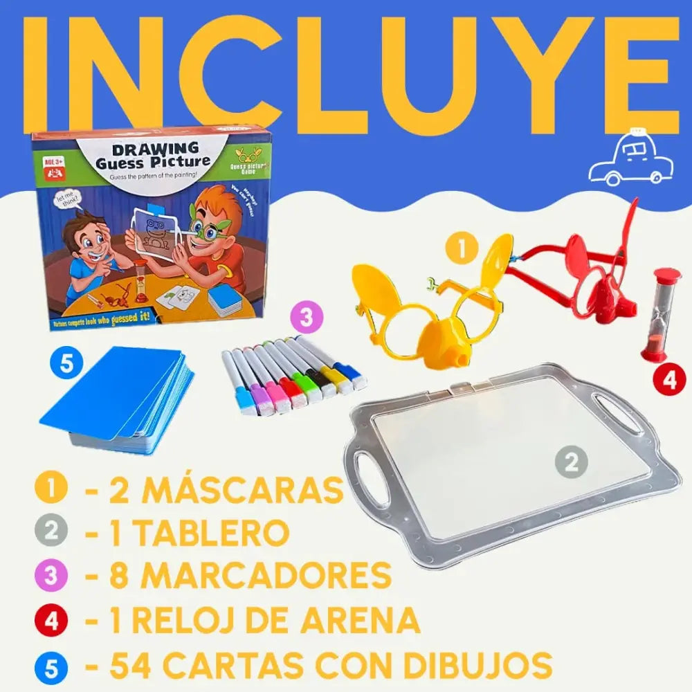 Juego De Mesa Adivina El Dibujo Para Niños