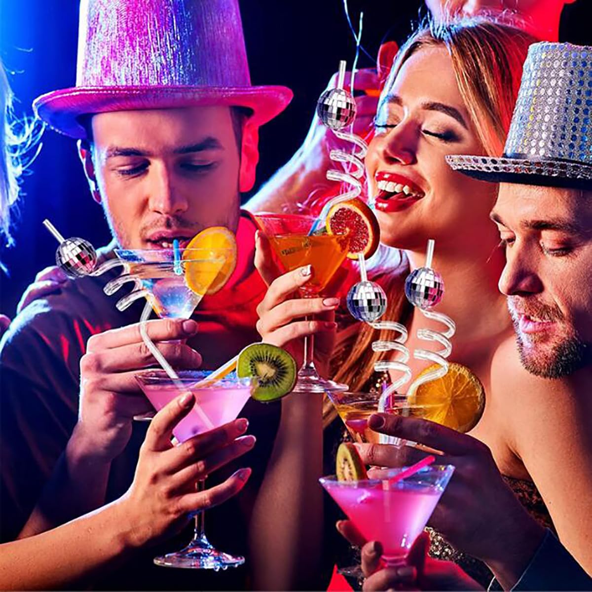 Sorbito Plastico Bola Disco Nostalgia Pack X4