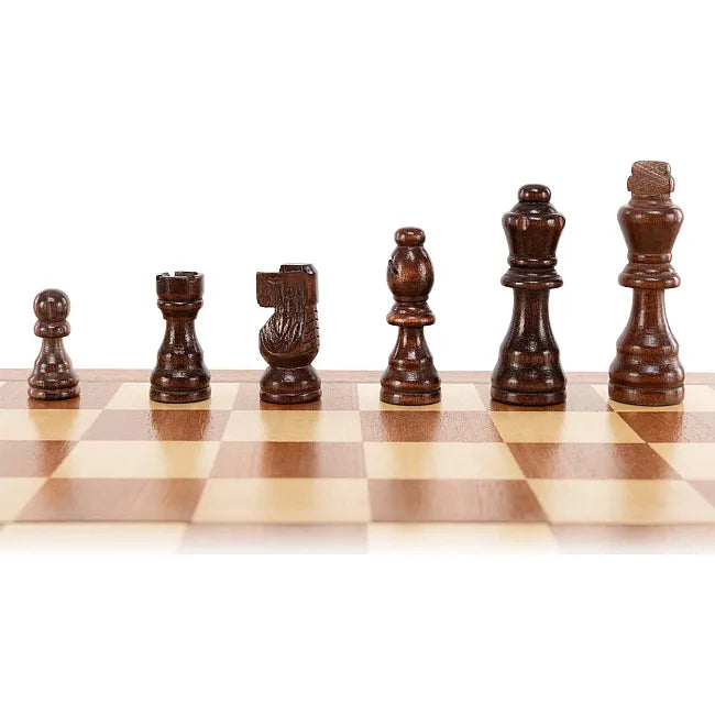 Juego De Ajedrez Profesional Magnético En Madera