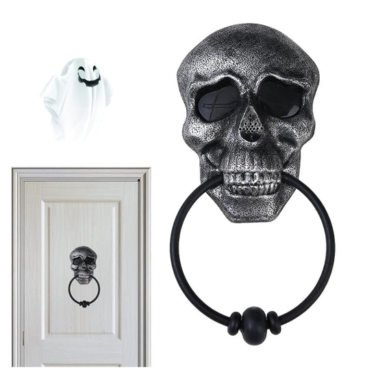 Timbre Llamador De Puerta Deco Halloween Luz Sonido