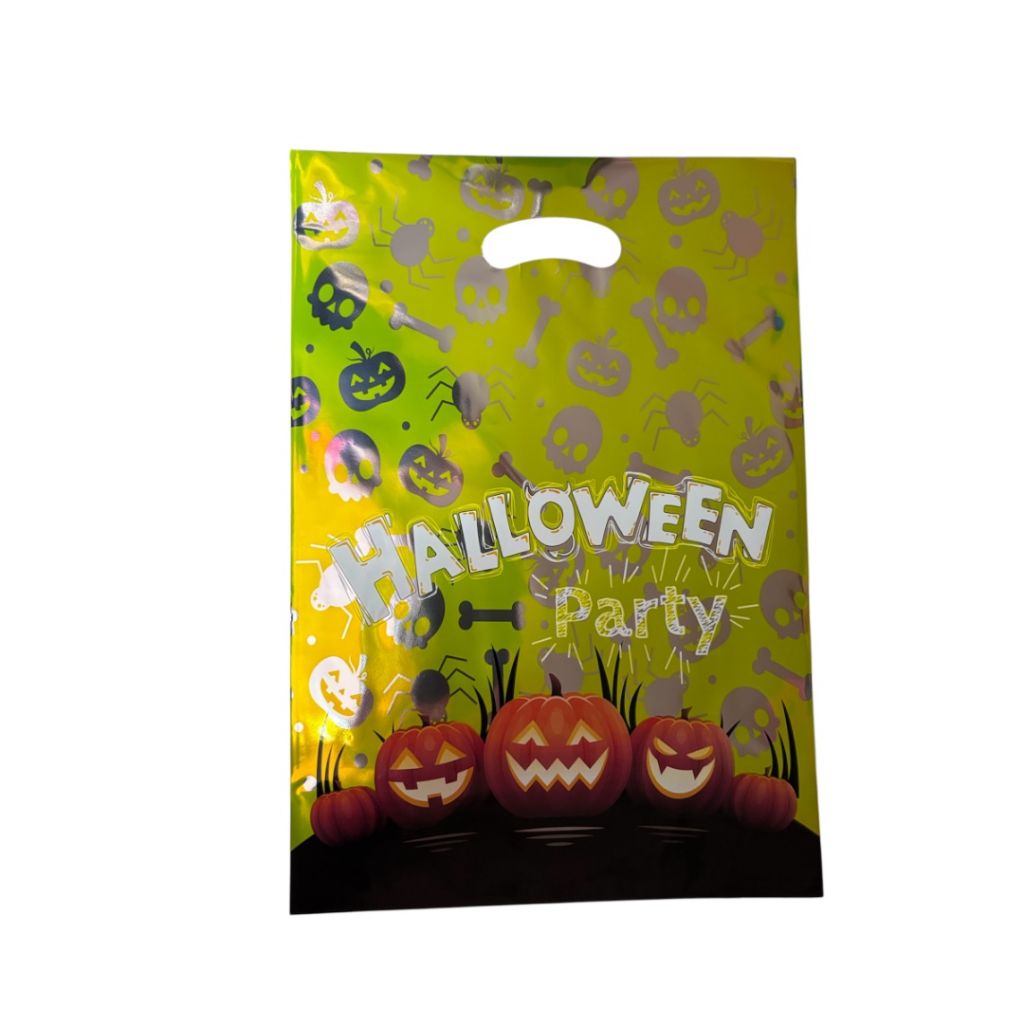 Bolsa Metálizada 21x30 Cm Pack X10 Halloween