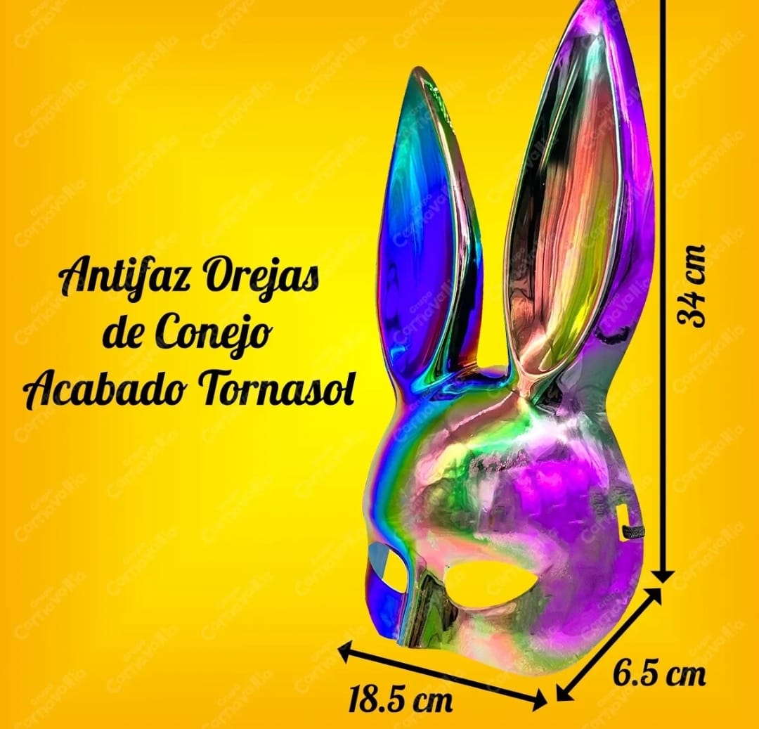 Mascara De Conejo Tornasolado