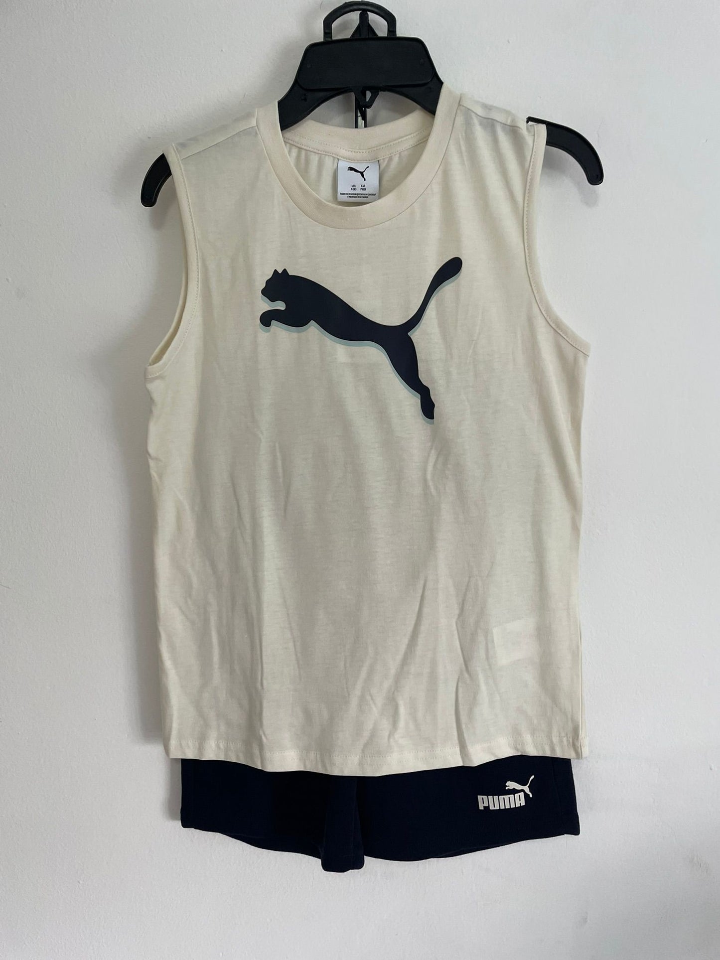 Conjunto Remera Musculosa y Short Puma Talle 8