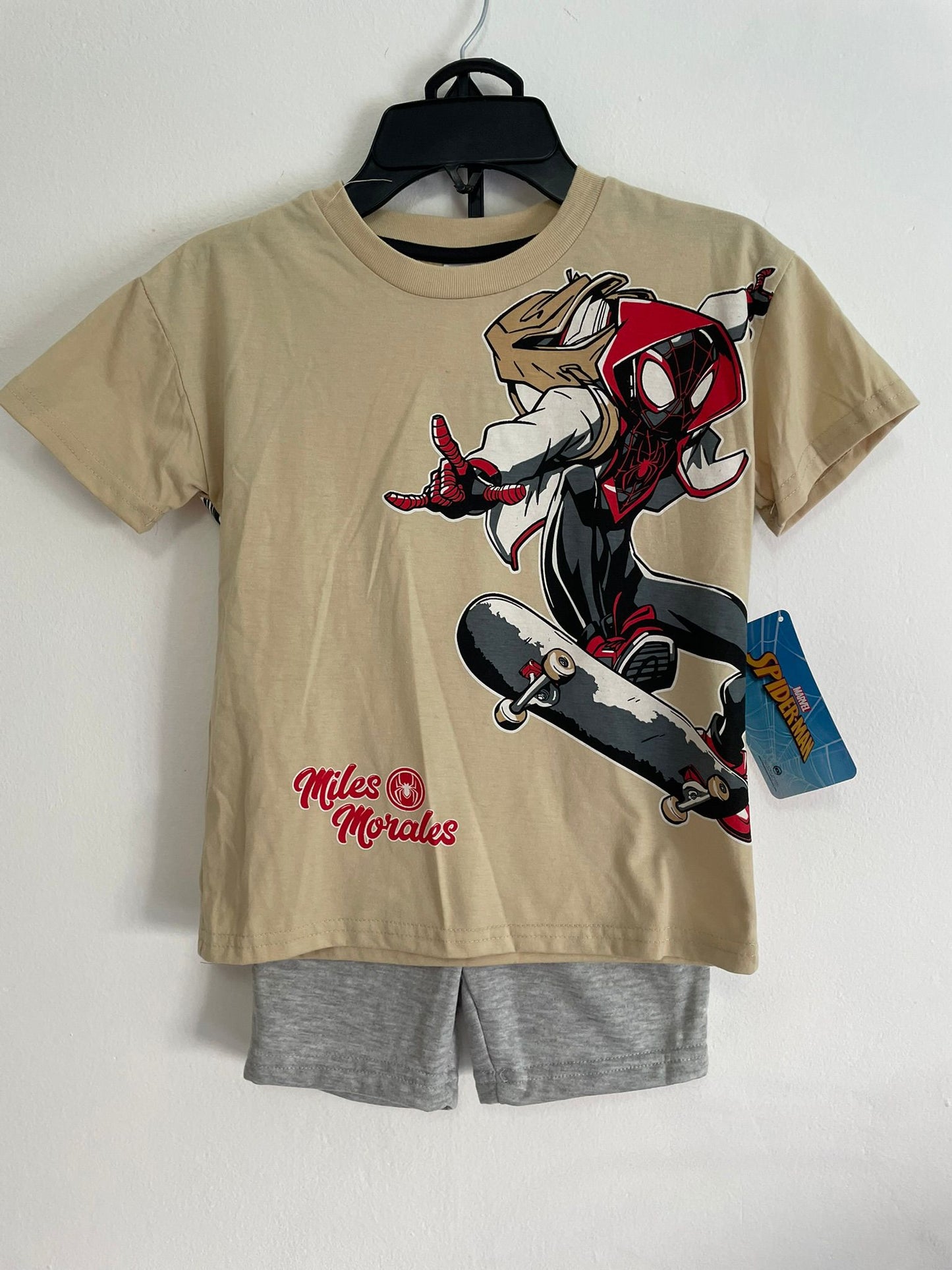 Conjunto Remera y Short Spiderman talle 5