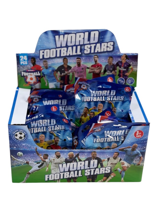 Sobre Sorpresa Estrellas De Futbol Muñeco+ 3 Cartas