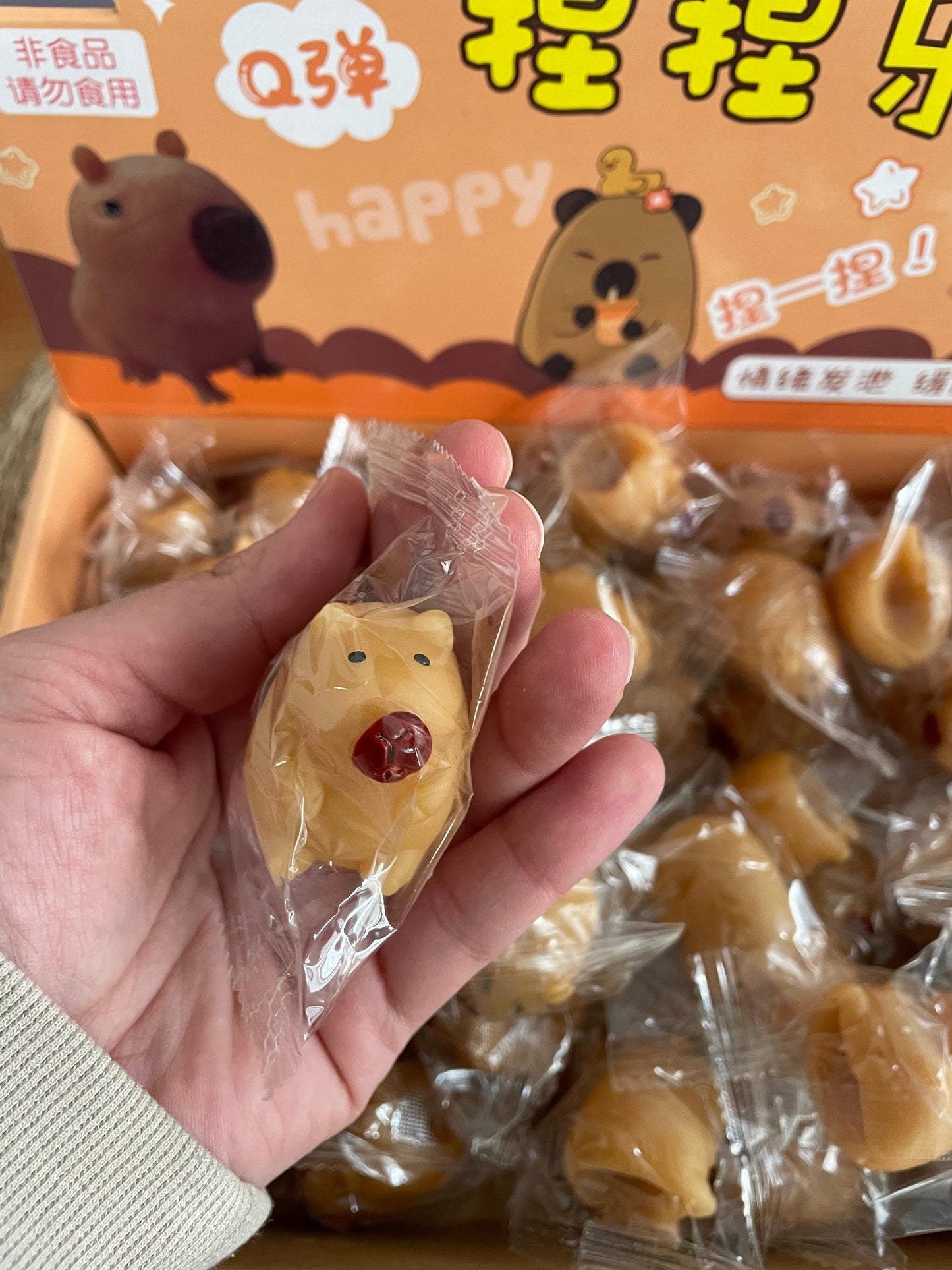 Squishy Capibara Mini 3,5 Cm Pack X12 Amansaloco