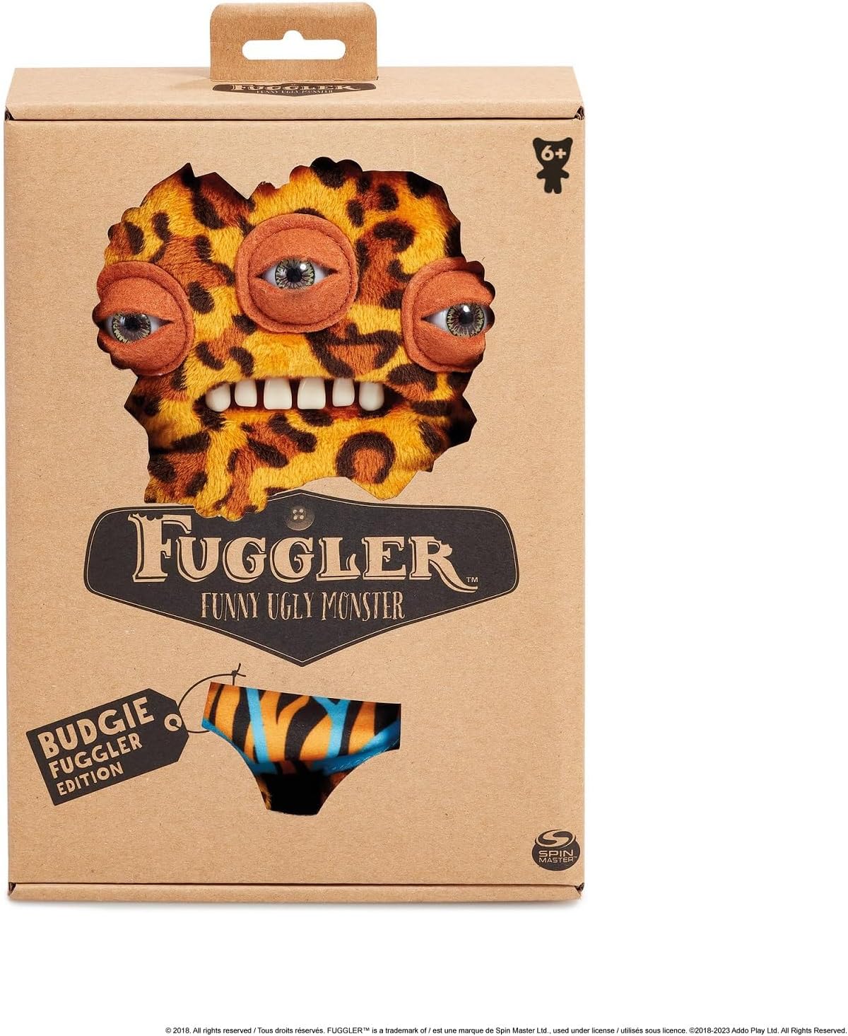Peluche Fuggler Budgie Anoyed Alien Zuru