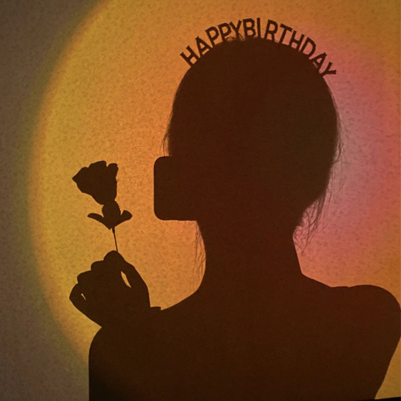 Tiara Vincha Happy Birthday 3 Colores Cotillon