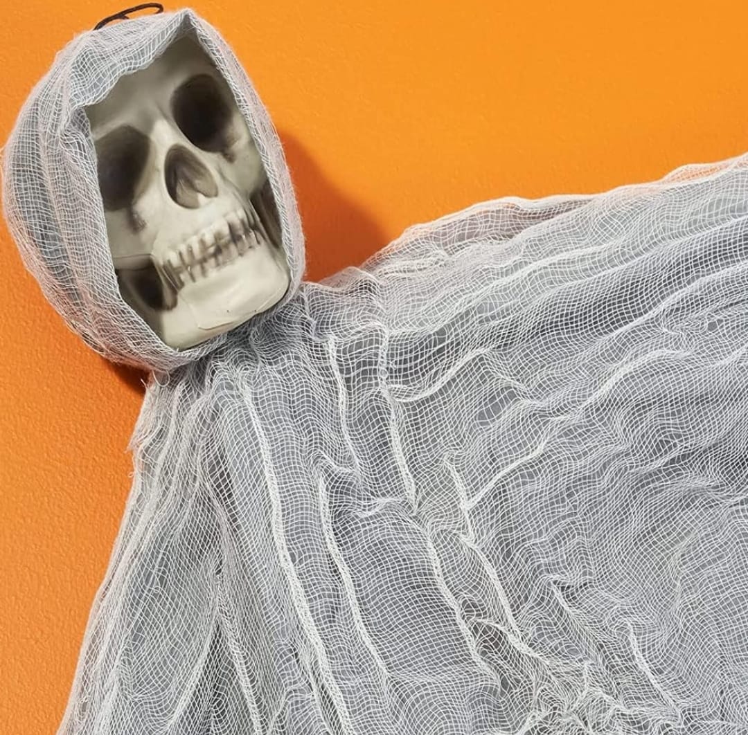 Colgante Calavera Fantasma Deco Halloween 85x60