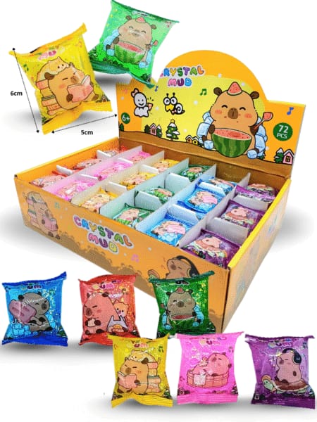 Slime Capibara Pack X12 Souvenirs Sorpresitas