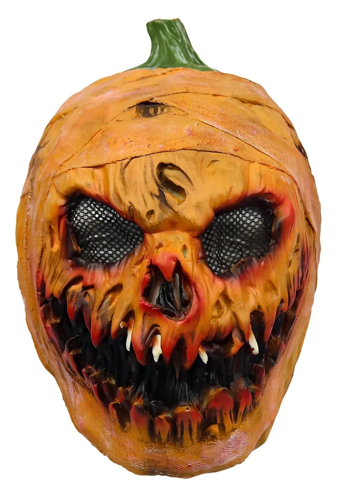 Mascara Calabaza Zombie En Latex Halloween