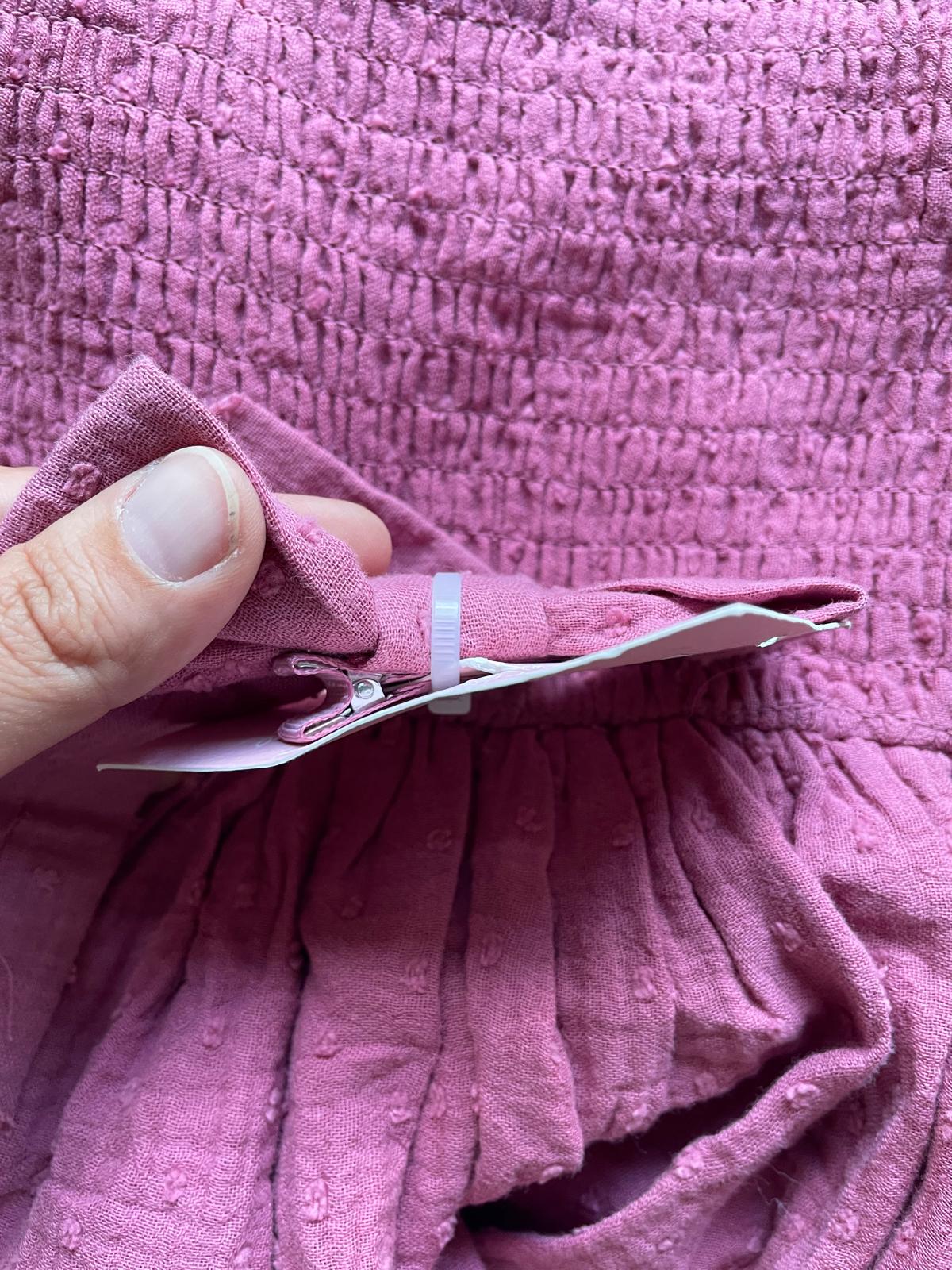 Vestido solera con Broche de pelo talle 6