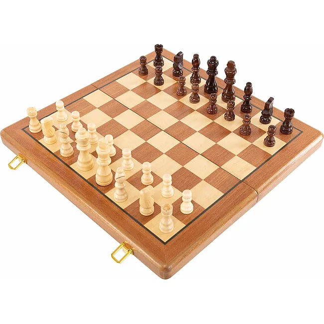 Juego De Ajedrez Profesional Magnético En Madera