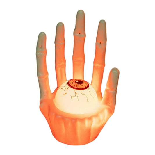 Veladora Led Mano Con Ojo Halloween 1ocm Pack X2