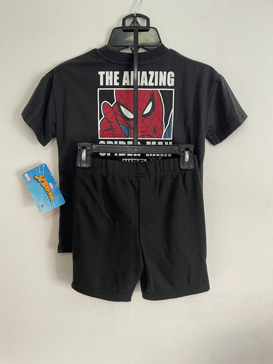 Conjunto Remera y Short Spiderman talle 5