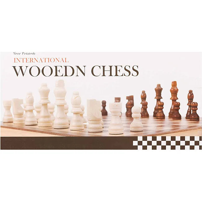 Juego De Ajedrez Profesional Magnético En Madera