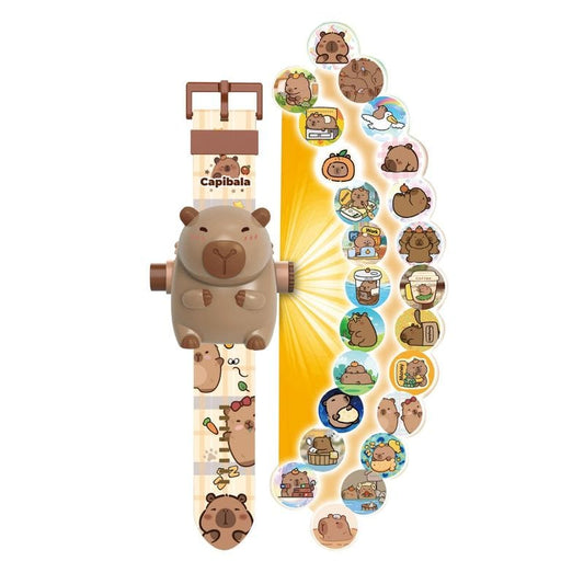 Reloj Proyector Capibara 24 Imágenes