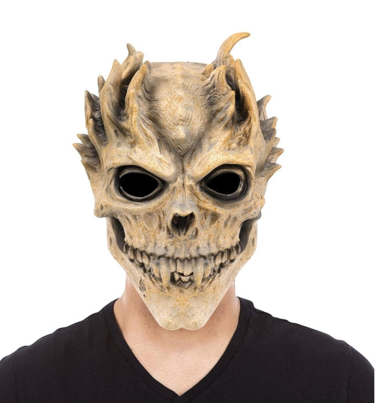 Mascara Calavera Demoniaca En Latex Halloween