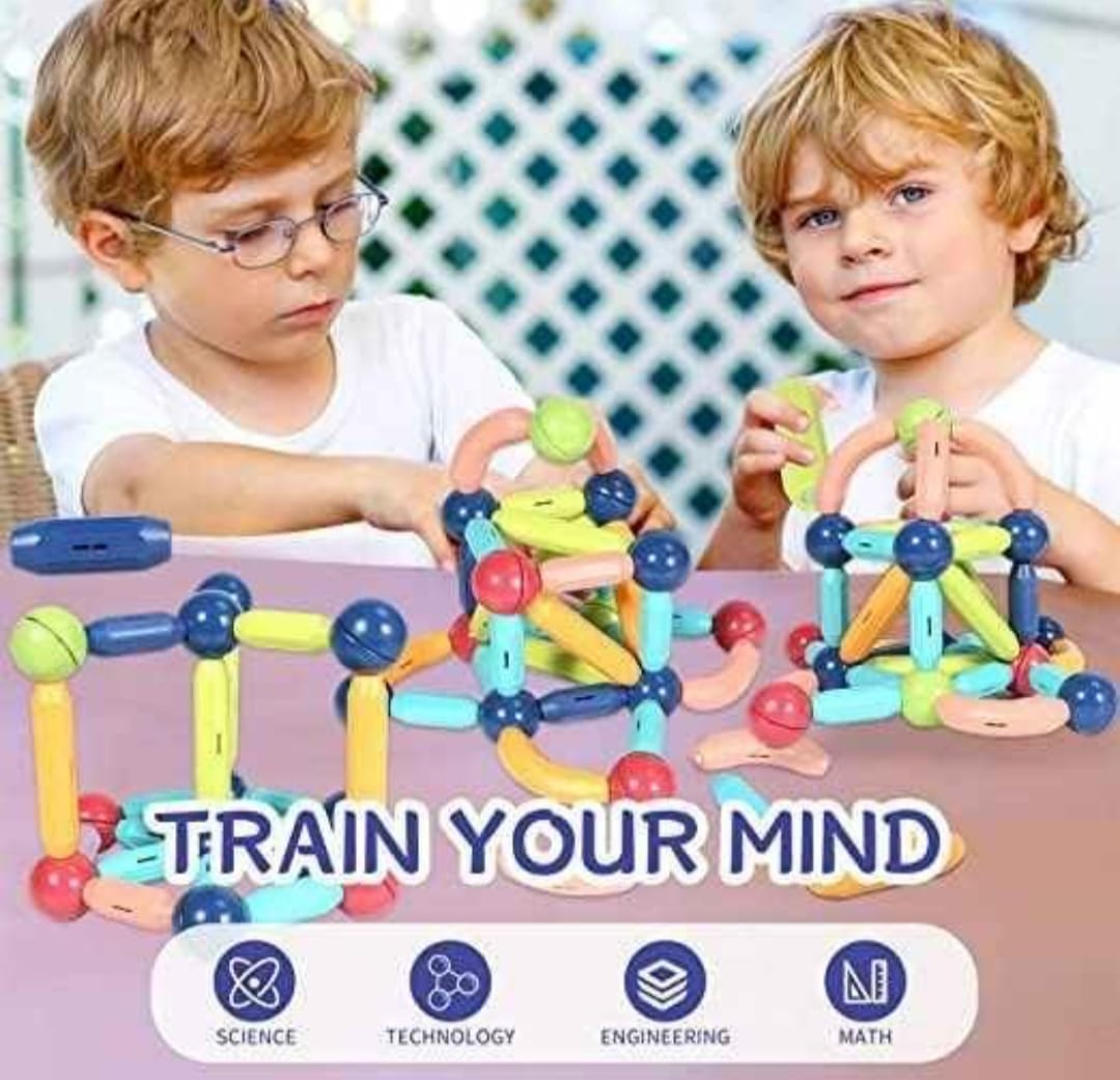 Juego Magnético 38pcs Coloridas Construcción Formas