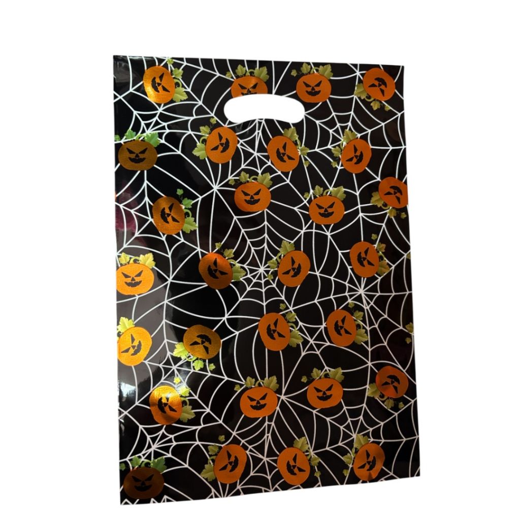 Bolsa Metálizada 21x30 Cm Pack X10 Halloween