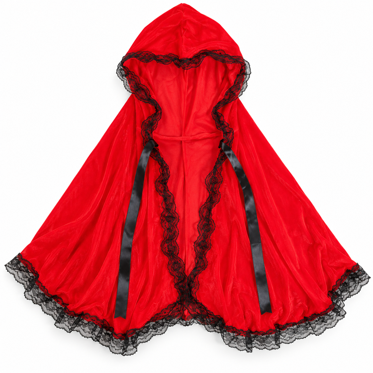 Disfraz caperucita roja adulto vestido y capa cosplay