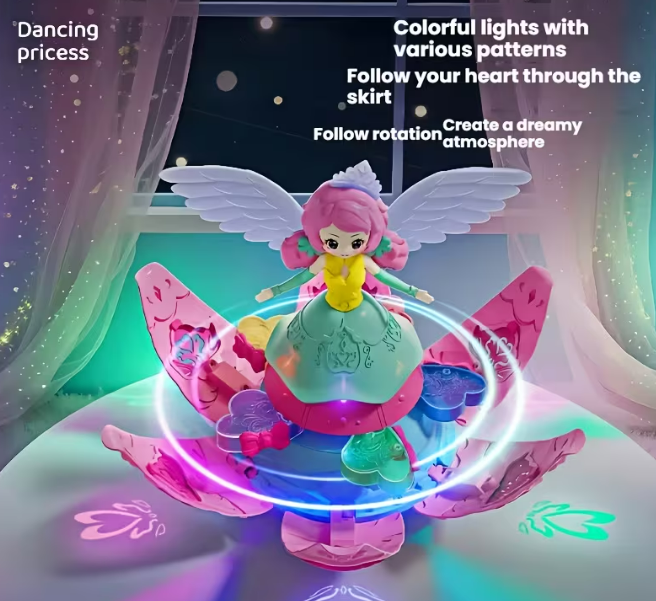 Muñeca Bailarina 360° Con Luz Y Sonido