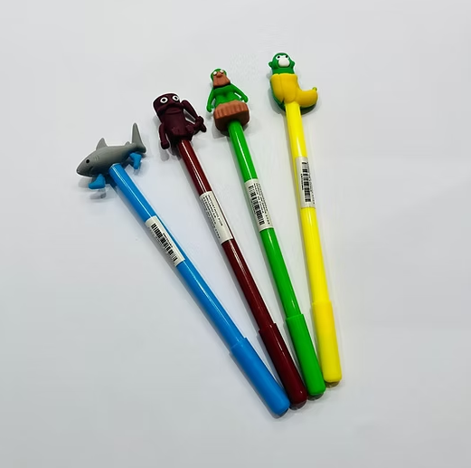 Lapicera Tinta Gel Con Figura Brainrots X12 Surtido