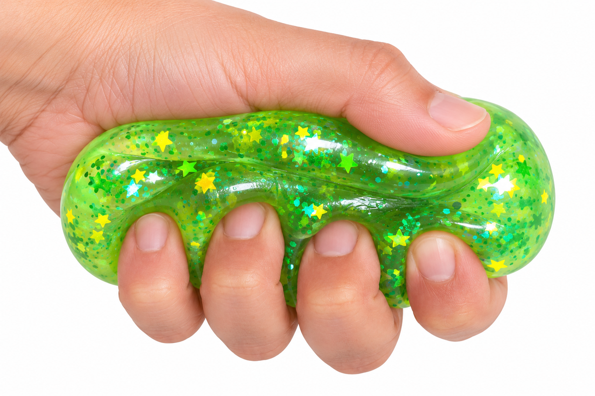 Jugete Antiestres Pelota Con Glitter
